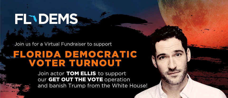 Tom Ellis Turns His Lucifer Star Power Into Fundraiser For Florida Democrats