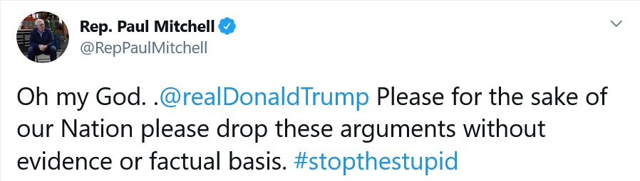 Republican Congressman Tweets At Trump: #StopTheStupid