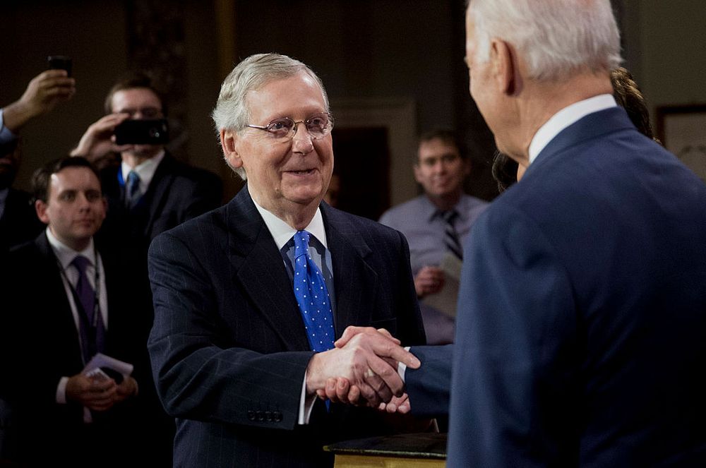 Five Weeks Later, McConnell Finally Congratulates Biden & Harris On Victory