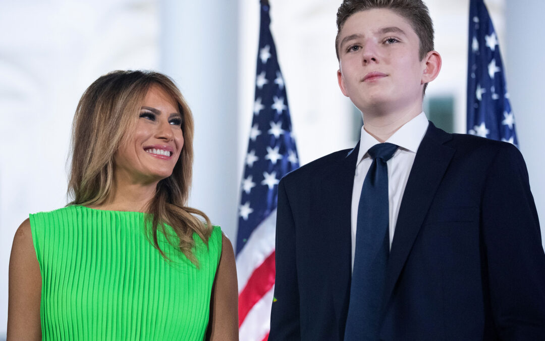 Melania Trump Tours Florida School For Son Barron – ‘Ready To Move On’