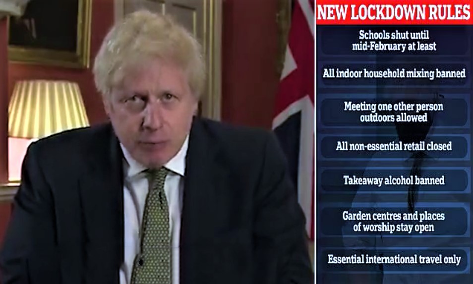 Boris Johnson Orders Lock Down Of England As Coronavirus Rages Across UK