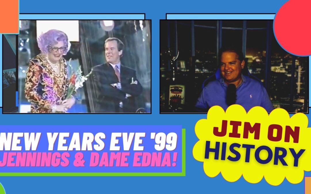 WATCH: Jim On History – Jennings Interviews Dame Edna, New Years 2000