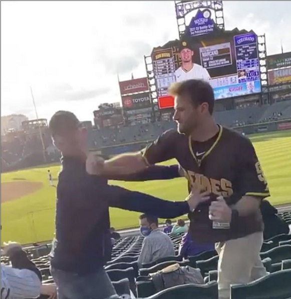 WATCH: Padres Fan Knocks Out Rockies Supporter Sparking Mass Brawl