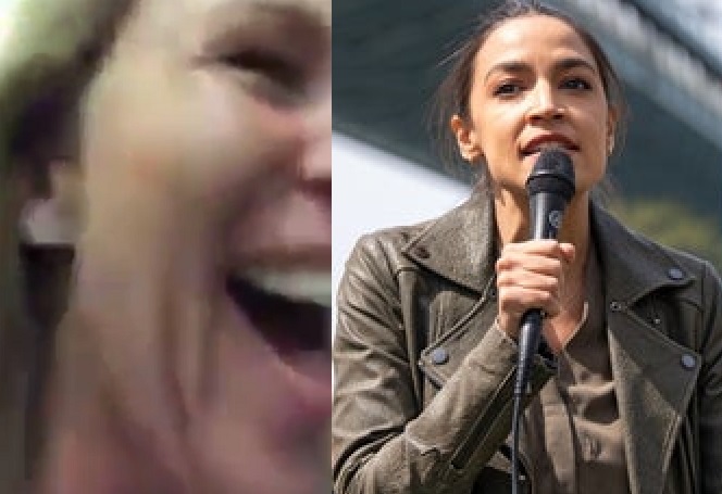 WATCH: Creepy QAnon Greene Stalks AOC Through Office Mailbox