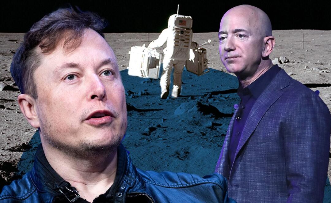 Billionaires Battle To Land On The Moon – Bezos, Musk Take Rivalry To Space