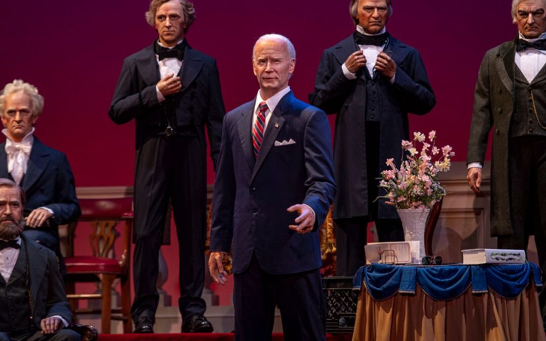 FIRST LOOK: Biden Added To Disney’s Hall Of Presidents