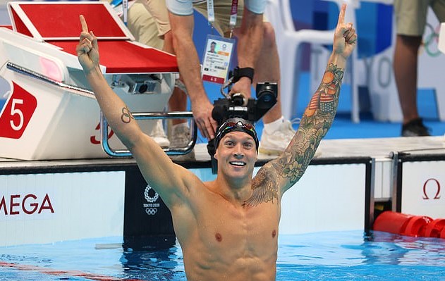 CAPTAIN AMERICA! Olympic Champ Caeleb Dressel Now The Fastest Human In Water