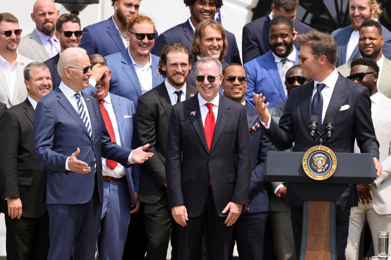 Tom Brady MOCKS Trump & Election Deniers In White House Visit With Biden