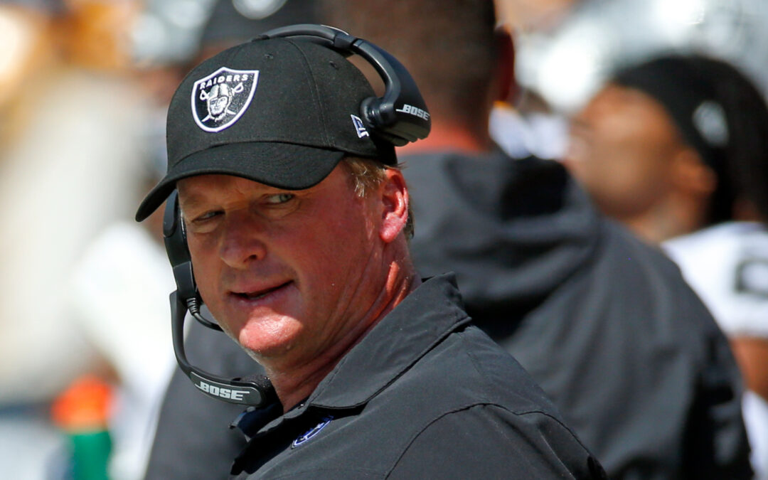 Fired NFL Coach Jon Gruden Sent Numerous Racist & Homophobic Emails – Called Biden A ‘Clueless Pussy’